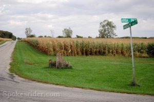 This is a road that still follows the route of the Quaker Trace.