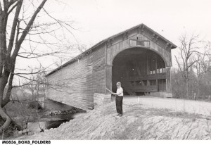 Wright Covered Bridge, one mile SW of Farmland Indiana