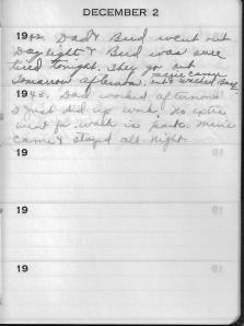 Diary Dec 2