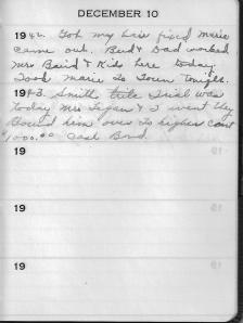 Diary Dec 10