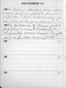 Diary Dec 11