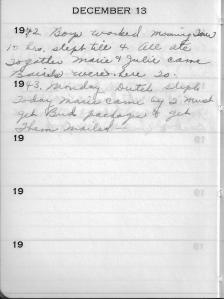 Diary Dec 13