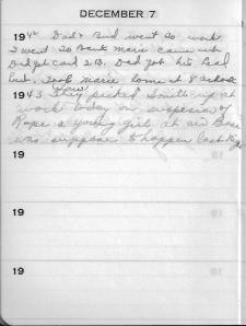 Diary Dec 7