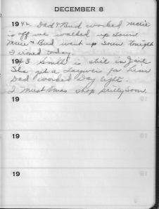 Diary Dec 8