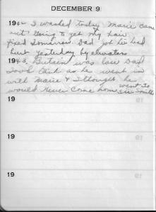 Diary Dec 9