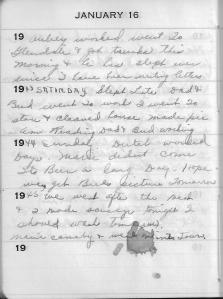 Diary Jan 16