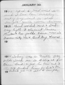 Diary Jan 30