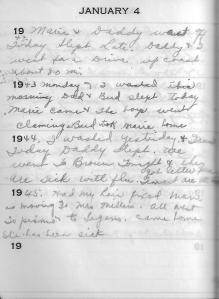 Diary Jan 4