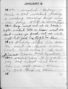 Diary Jan 8
