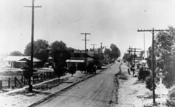 This is the only picture I found of Newhall, California. It was taken in 1919.